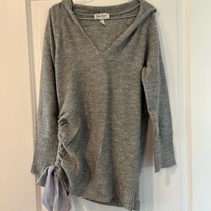 Jessica Simpson maternity sweater with hood